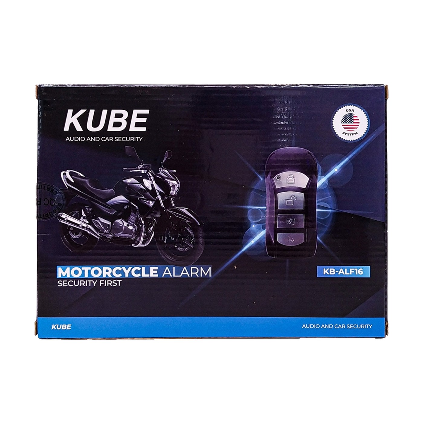 Alarma Universal Para Moto Con Control Remoto Kube