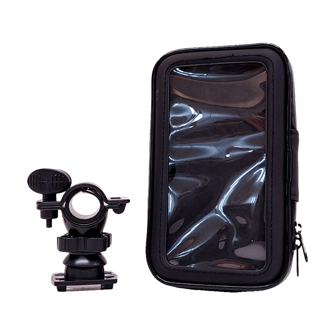 Soporte Celular Moto Bici Con Funda 5,3 Pulgadas Negro Kube