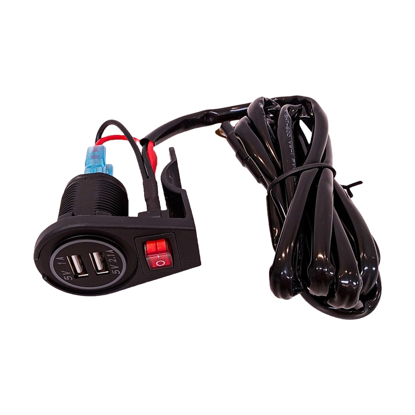 Toma 12v Con Doble Usb 5v 3,1a Con Interruptor De Encendido Para Moto Kube