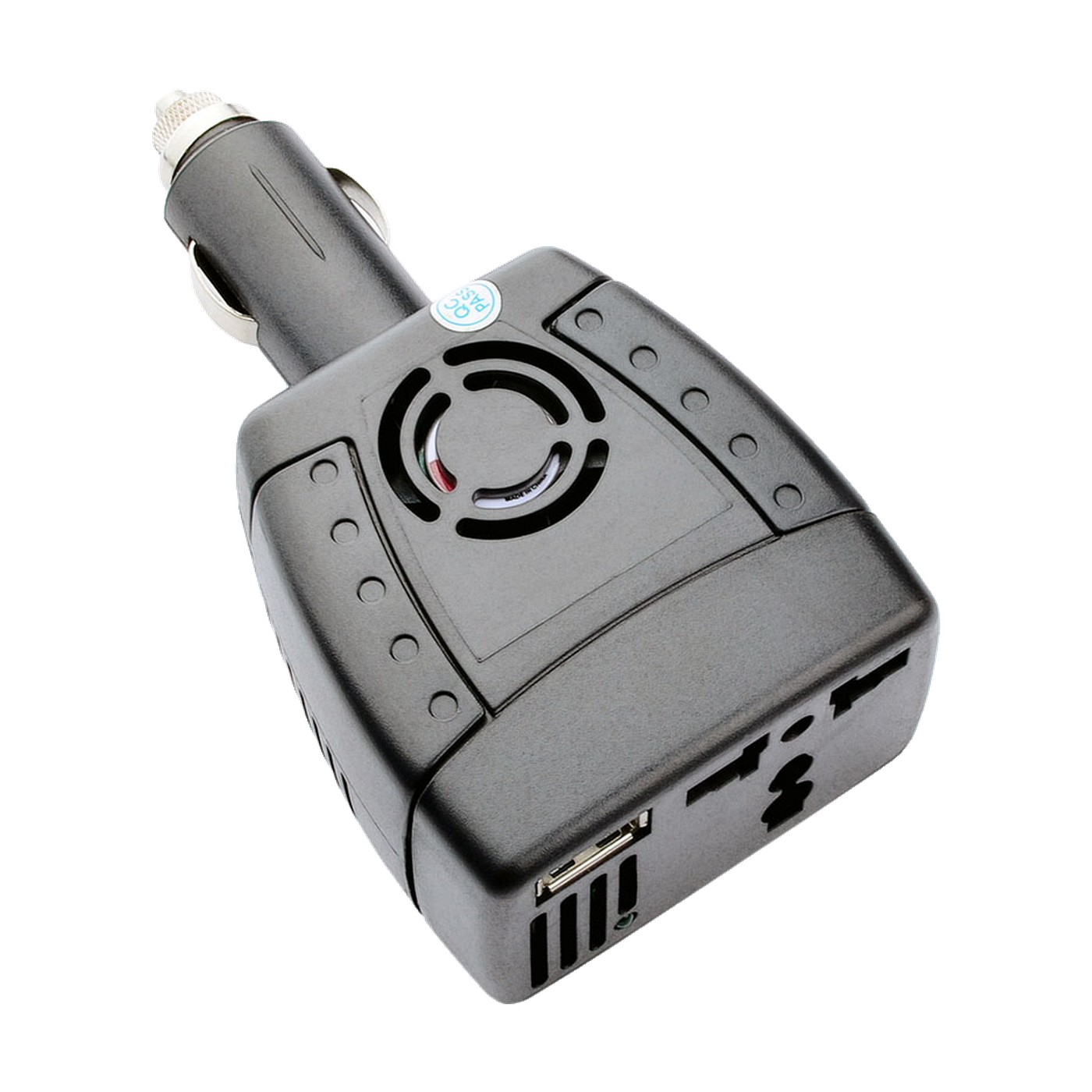 Cargador Usb Con Multiadaptador Para Auto 12v 24v Negro Kube