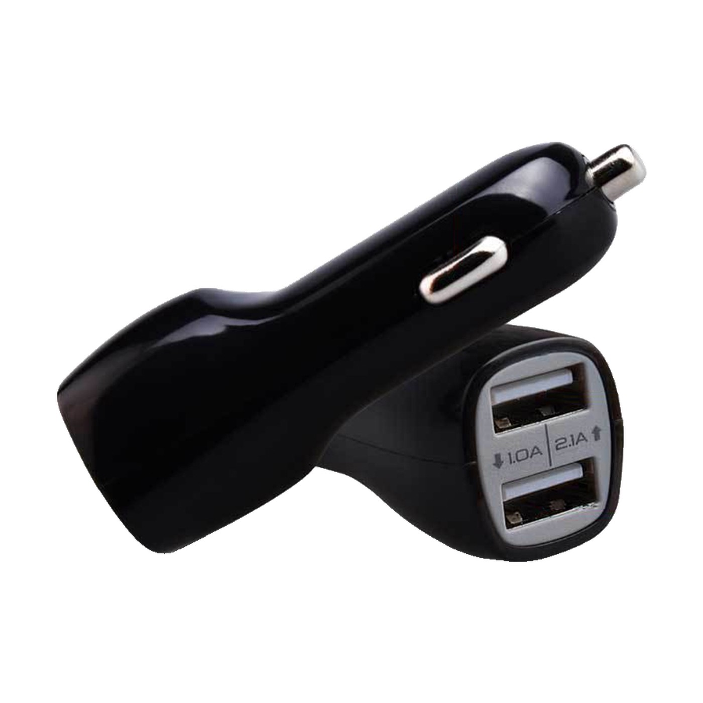 Cargador Doble Usb Para Auto 12v 24v 3,1a Negro Kube
