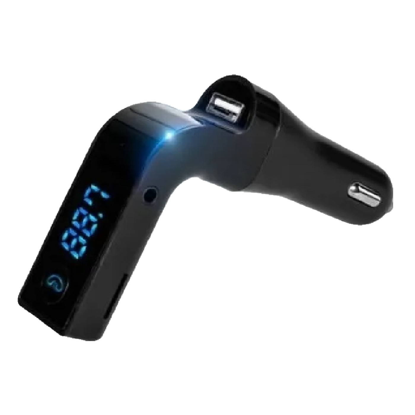 Transmisor Bluetooth Fm Para Auto 2.5a Usb Negro Kube