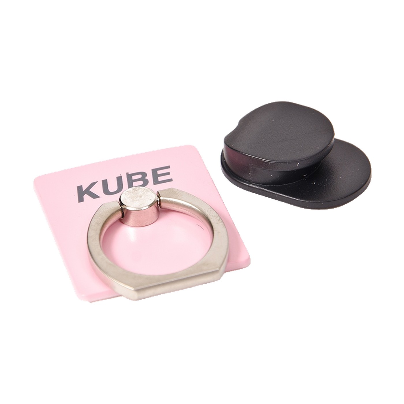 Anillo Soporte Para Celular Adhesivo Metalico Rosa Kube