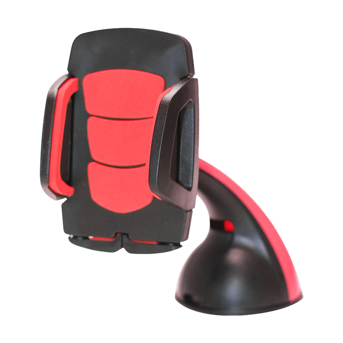 Soporte Celular Gps Con Ventosa Rojo Y Negro Kube
