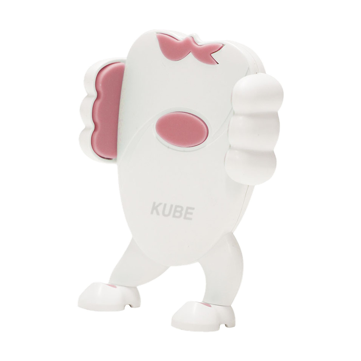 Soporte Celular Muñeco Para Rejilla De Aire Blanco Y Rosa