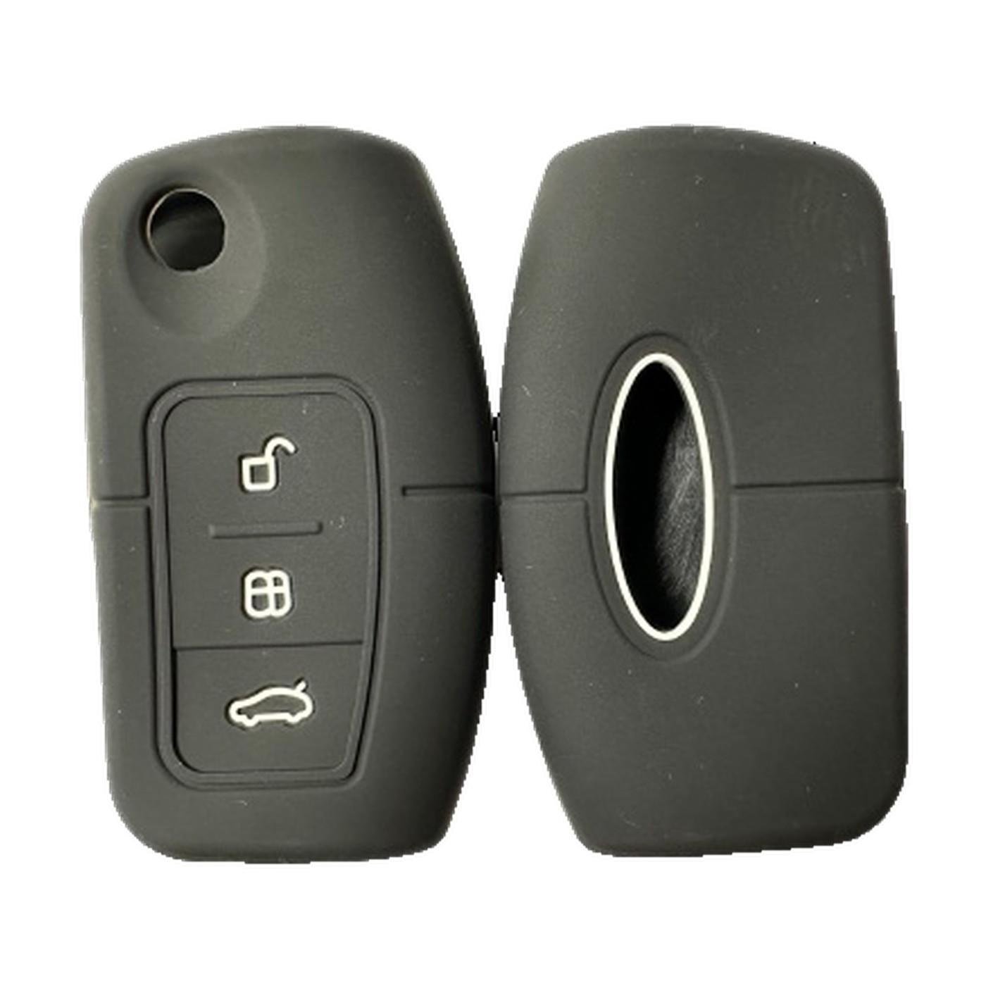 Funda Cubre Llave De Silicona Para Ford Focus 2 Fiesta Ecosport Ford Ranger Negro Kube
