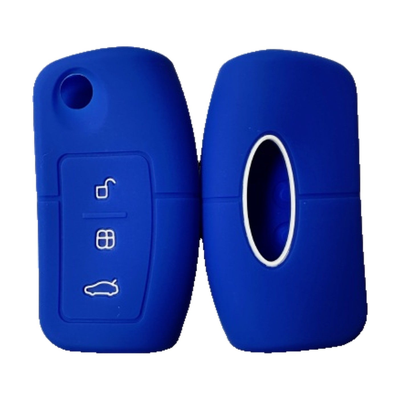 Funda Cubre Llave De Silicona Para Ford Focus 2 Fiesta Ecosport Ford Ranger Azul Kube