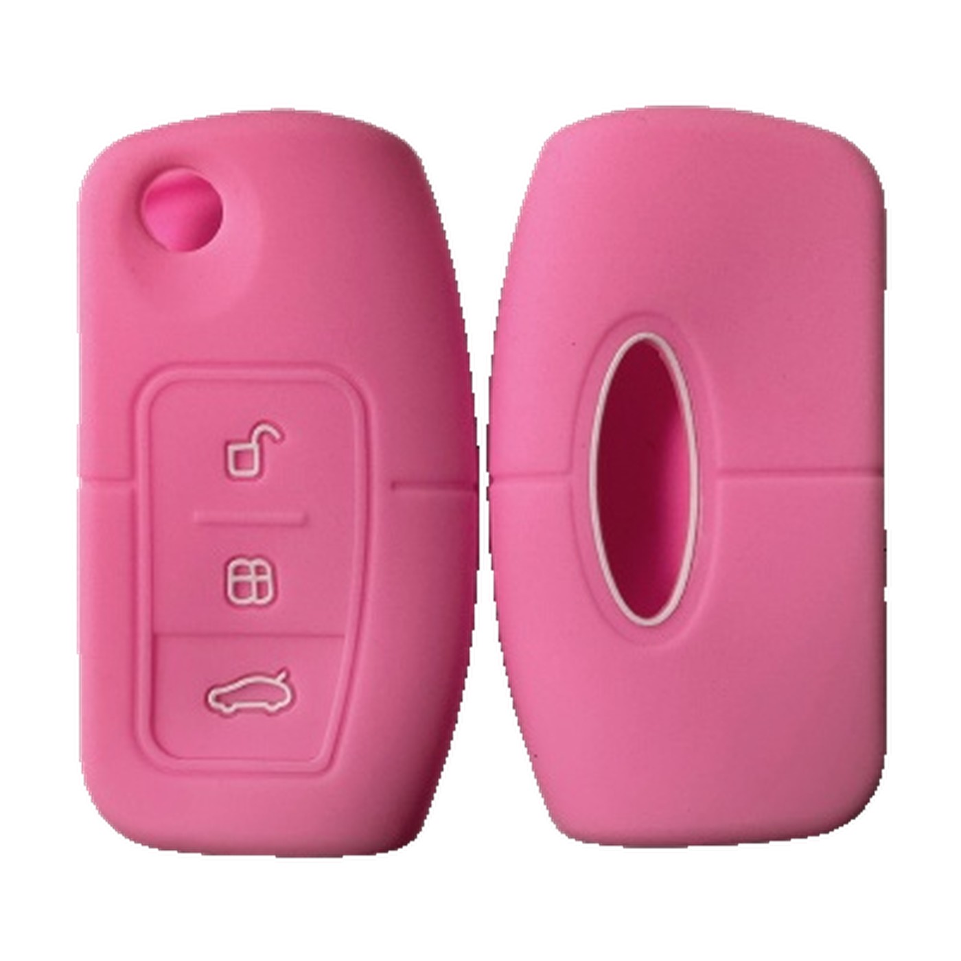 Funda Cubre Llave De Silicona Para Ford Focus 2 Fiesta Ecosport Ford Ranger Rosa Kube