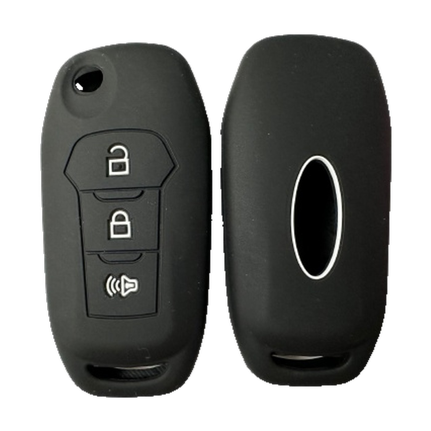 Funda Cubre Llave De Silicona Para Ford Ka New Negro Kube