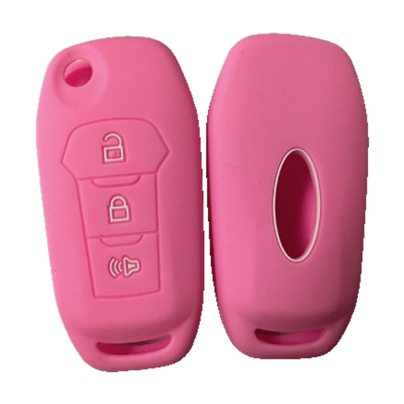Funda Cubre Llave De Silicona Para Ford Ka New Rosa Kube