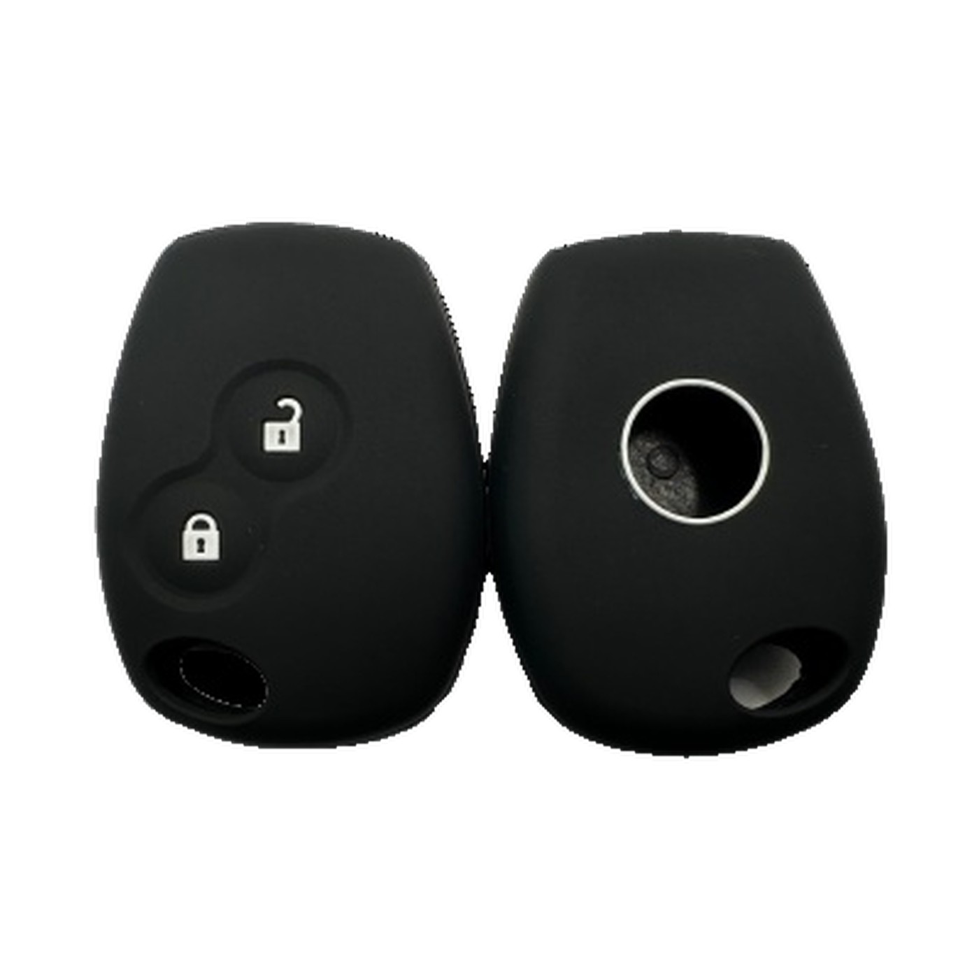 Funda Cubre Llave De Silicona Para Renault Sandero Negro Kube