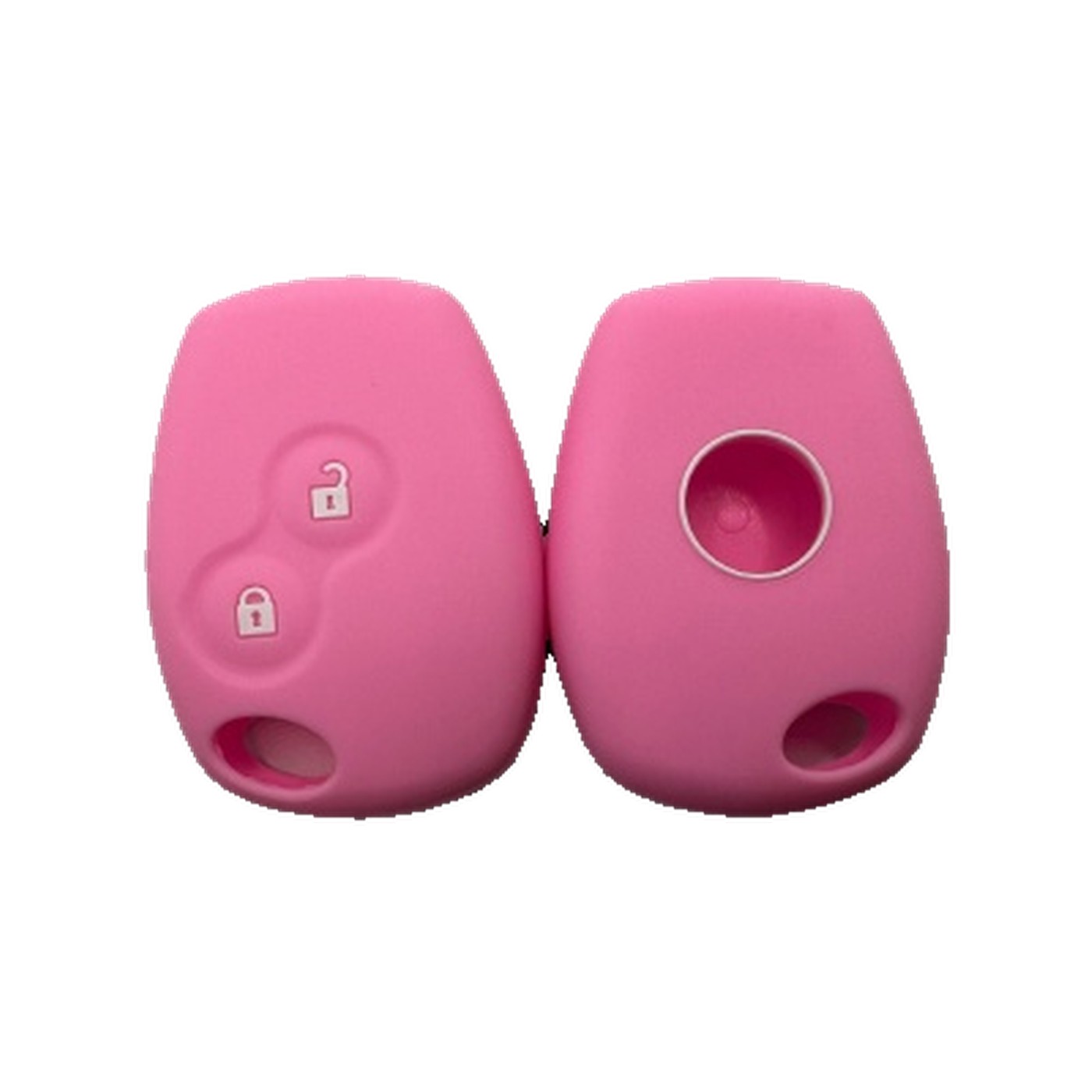 Funda Cubre Llave De Silicona Para Renault Sandero Rosa Kube
