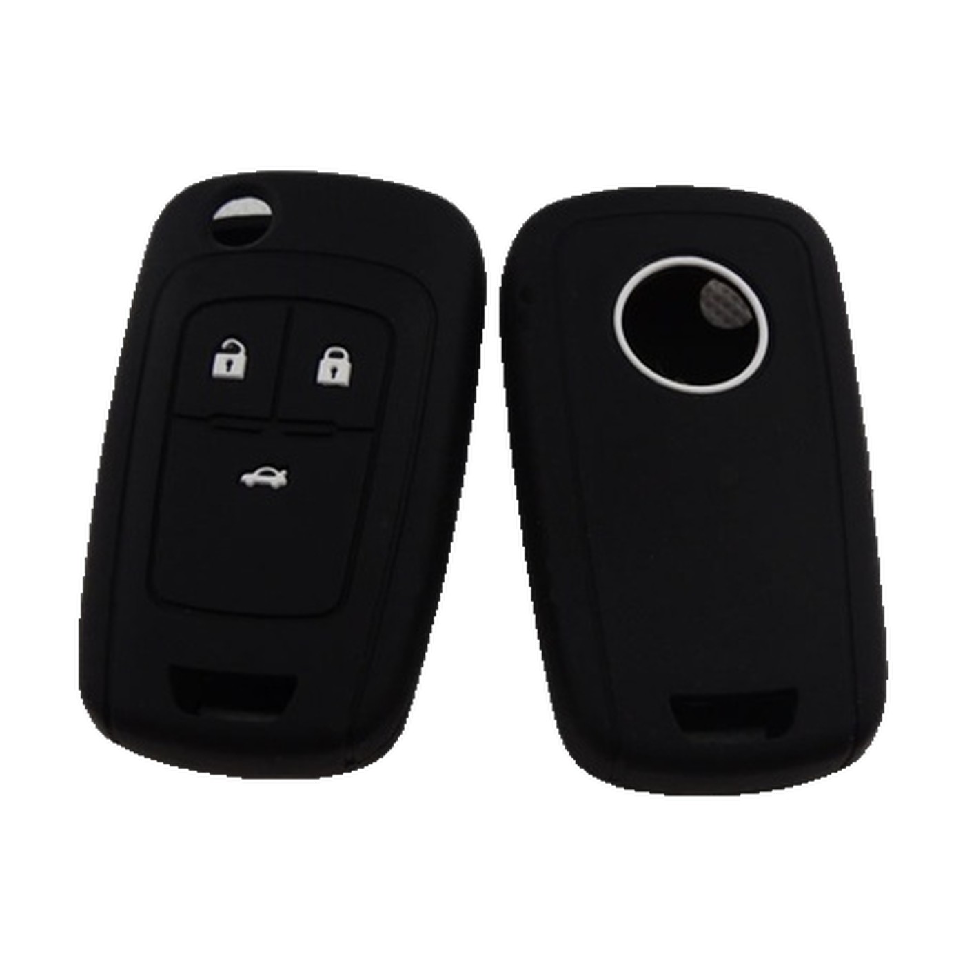 Funda Cubre Llave De Silicona Para Chevrolet Prisma Onix Negro Kube