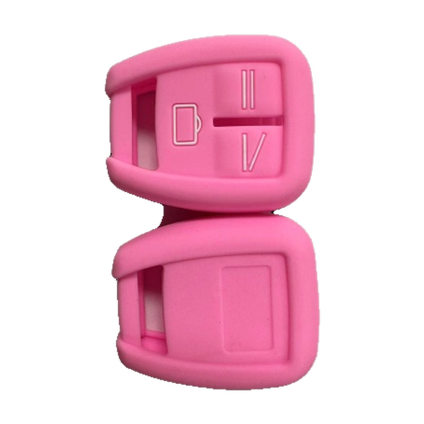 Funda Cubre Llave De Silicona Para Chevrolet Celta Astra Agile Rosa Kube