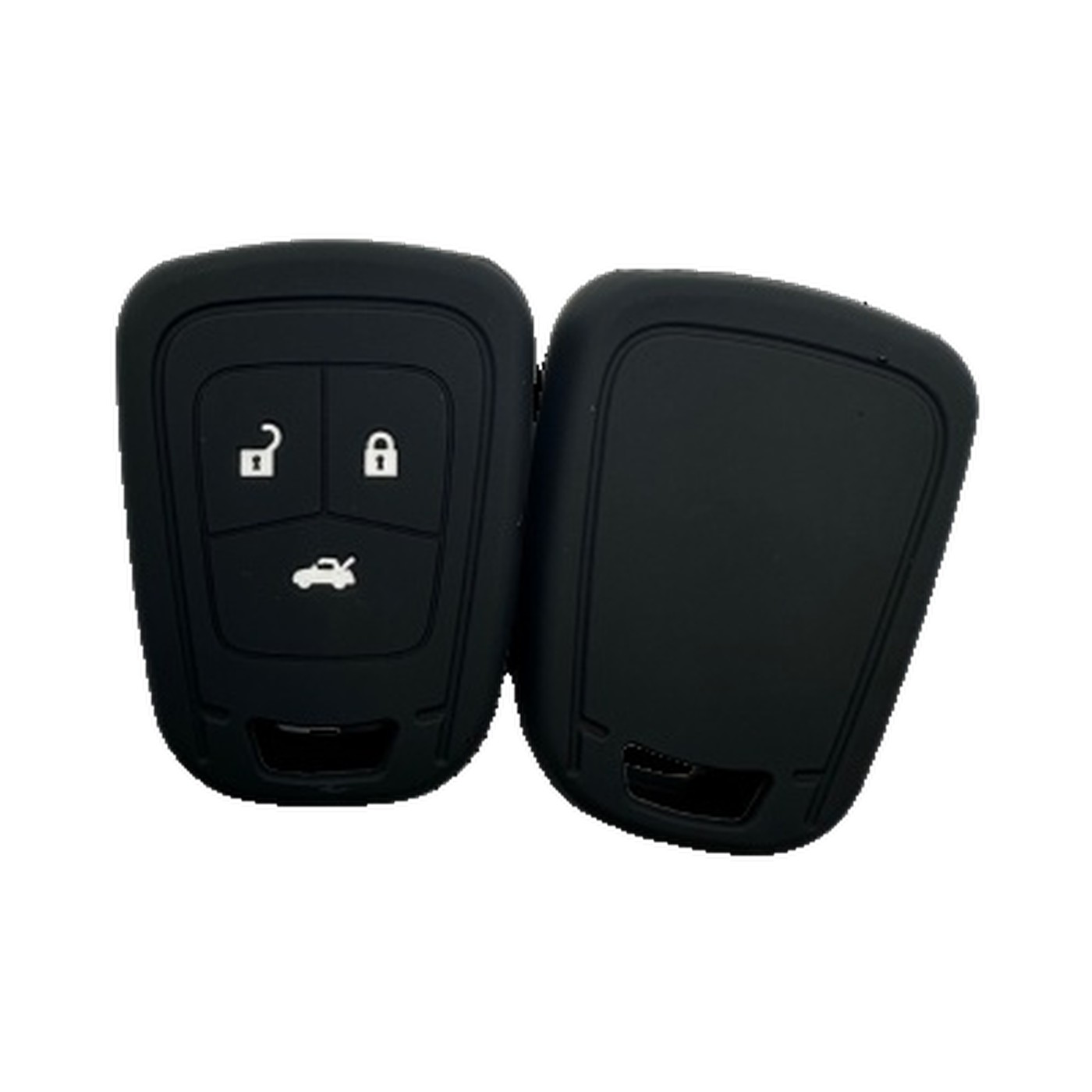 Funda Cubre Llave De Silicona Para Chevrolet Prisma Negro Kube
