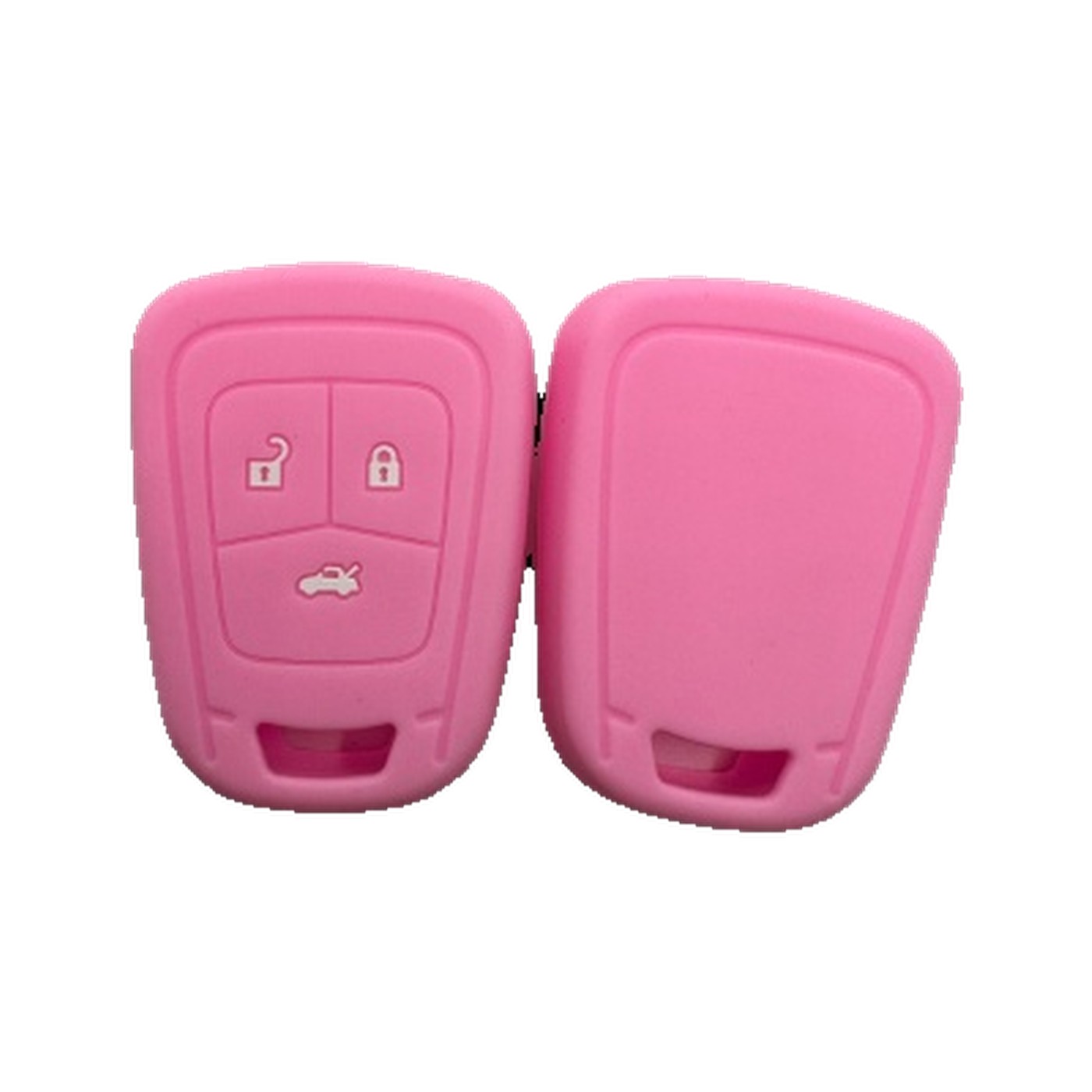 Funda Cubre Llave De Silicona Para Chevrolet Prisma Rosa Kube