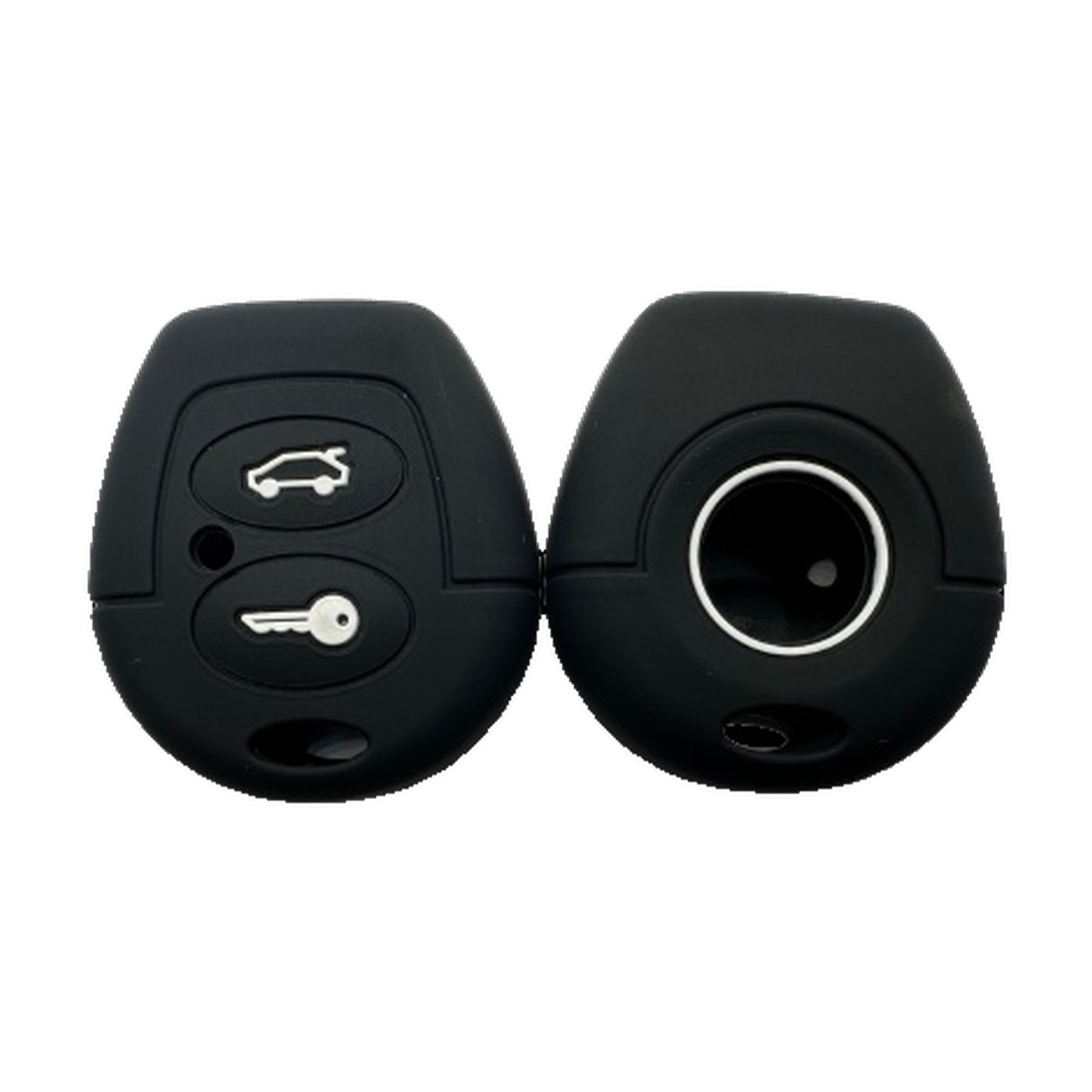 Funda Cubre Llave De Silicona Para Vw Suran Fox Qq Negro Kube