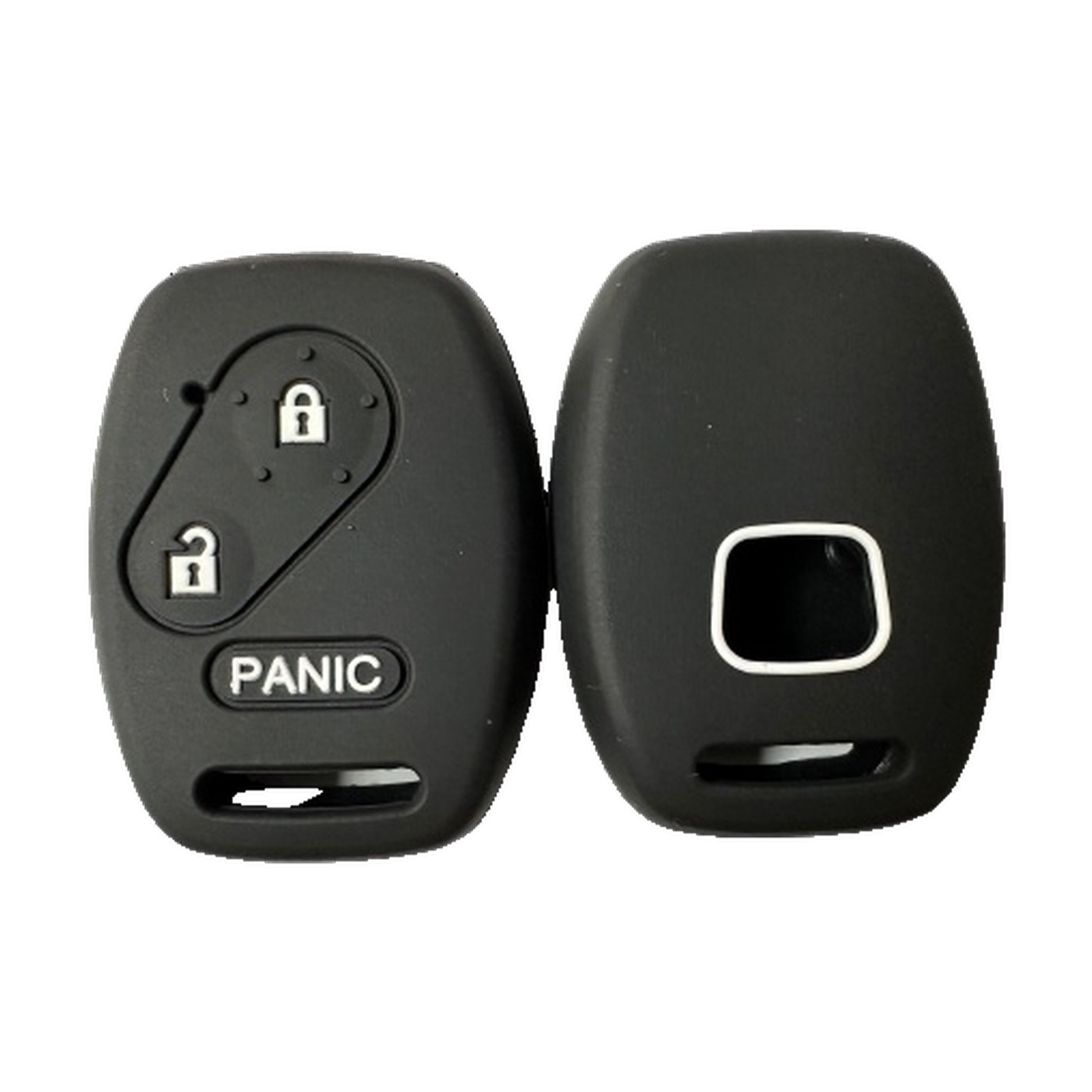 Funda Cubre Llave De Silicona Para Honda Fit City Crv Civic Negro Kube