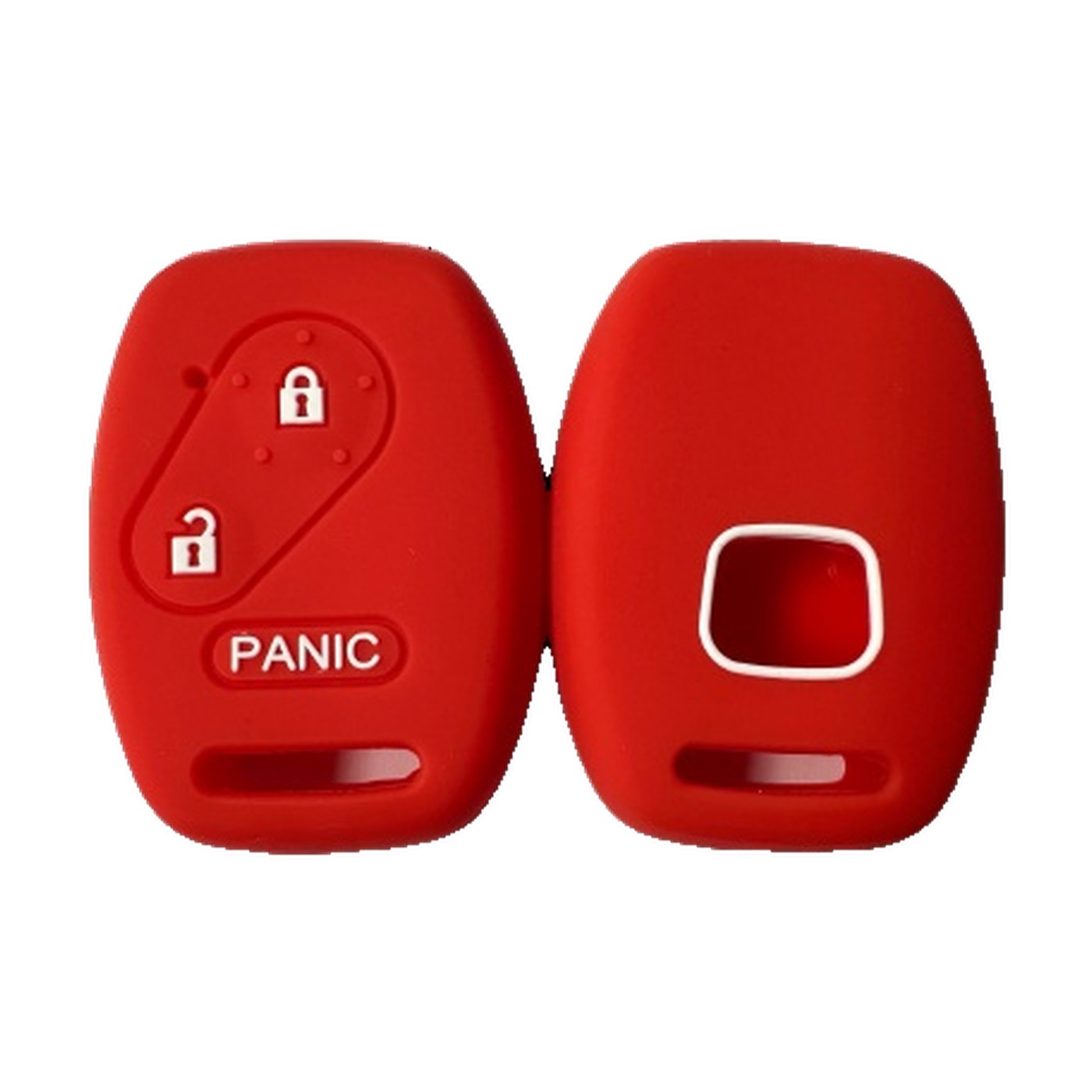 Funda Cubre Llave De Silicona Para Honda Fit City Crv Civic Rojo Kube