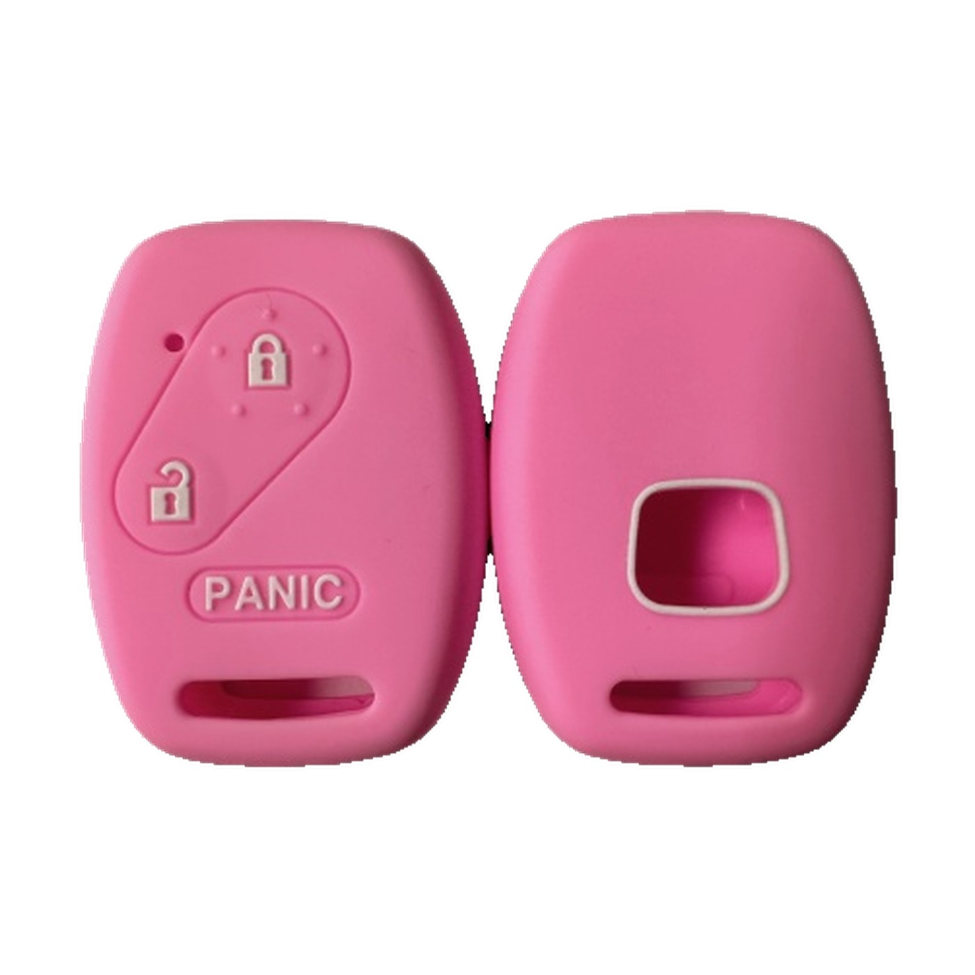 Funda Cubre Llave De Silicona Para Honda Fit City Crv Civic Rosa Kube