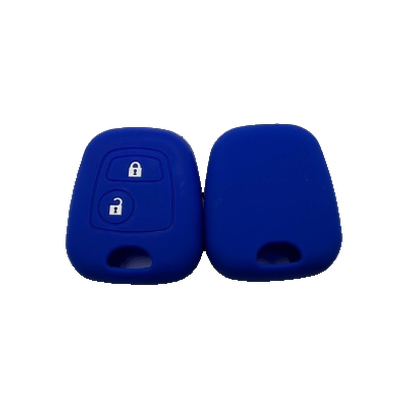 Funda Cubre Llave De Silicona Para Peugeot 206 207 307 Partner Hoggar Azul Kube