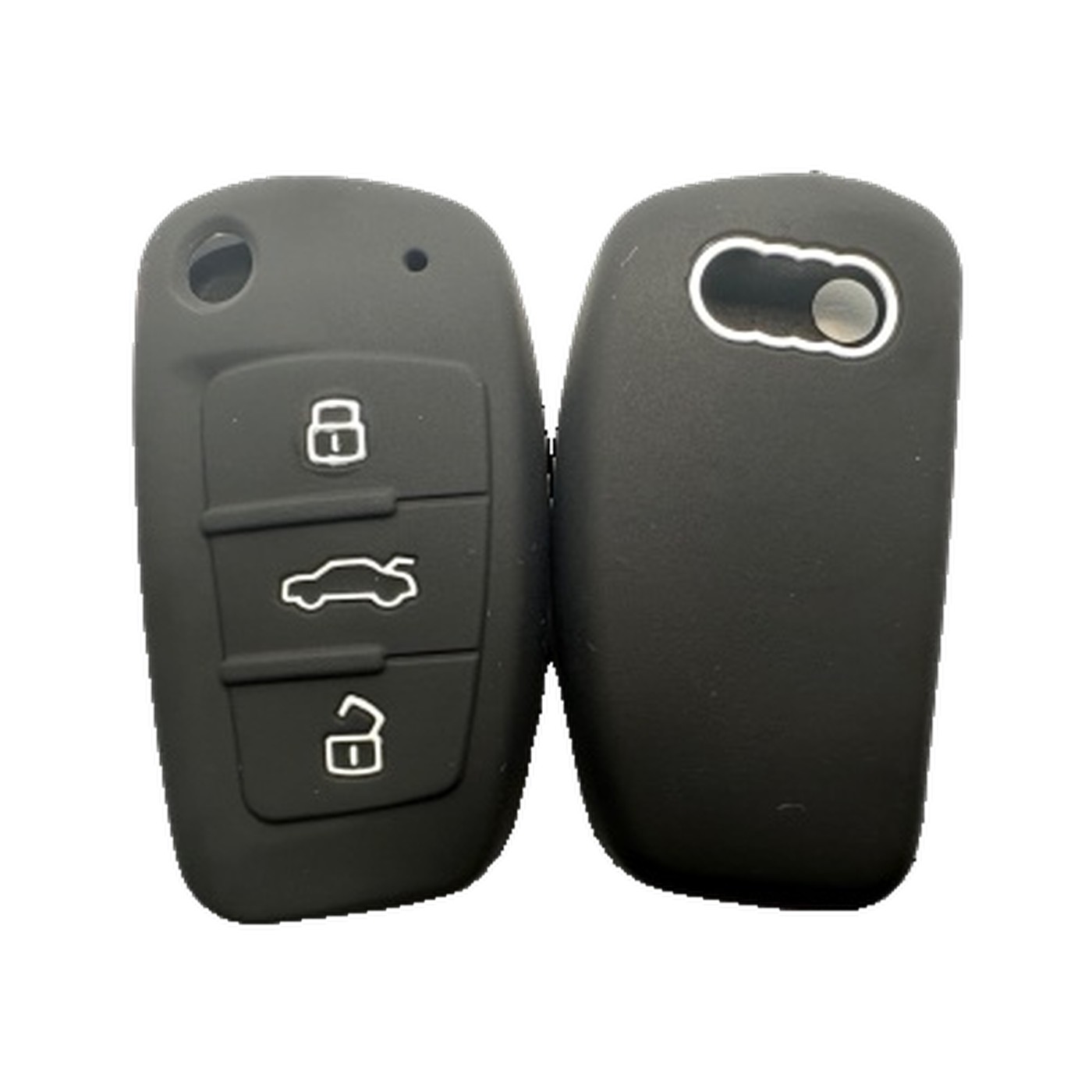 Funda Cubre Llave De Silicona Para Audi A1 A3 A4 A5 A6 A7 Tt Q3 Negro Kube