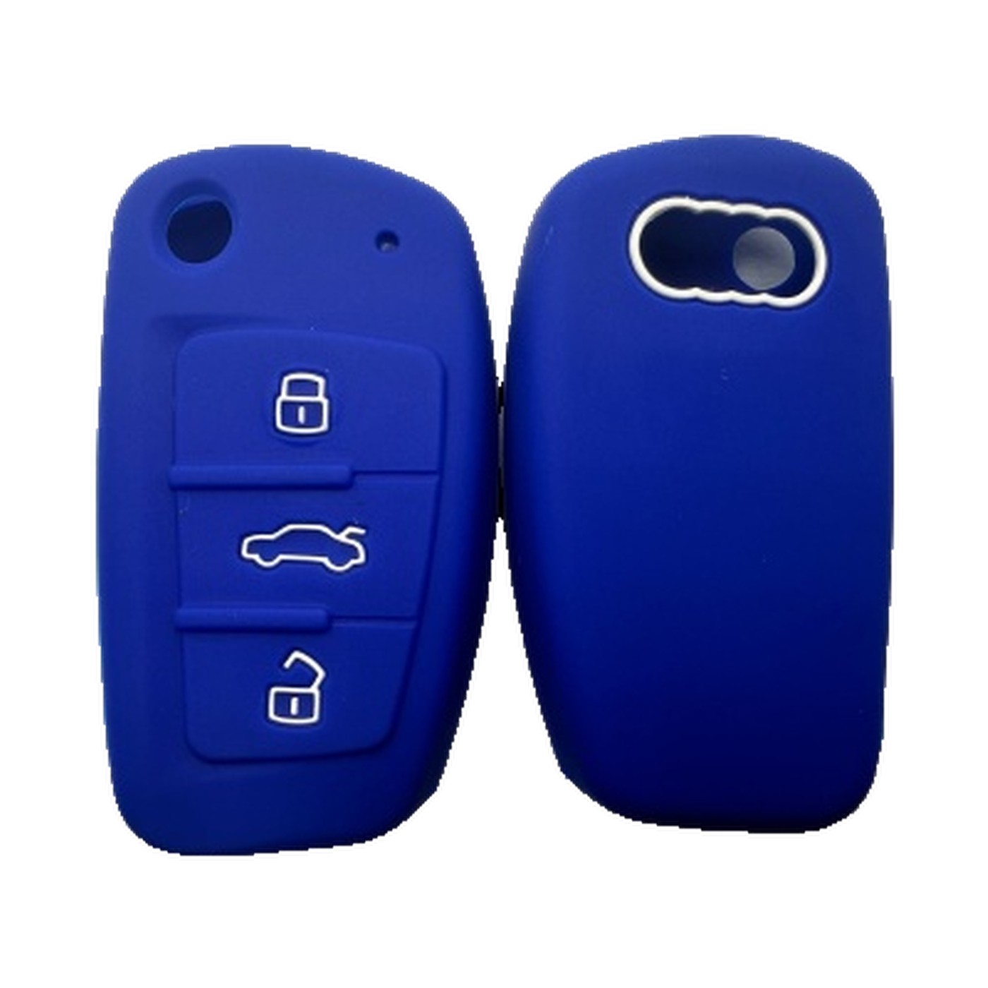 Funda Cubre Llave De Silicona Para Audi A1 A3 A4 A5 A6 A7 Tt Q3 Azul Kube