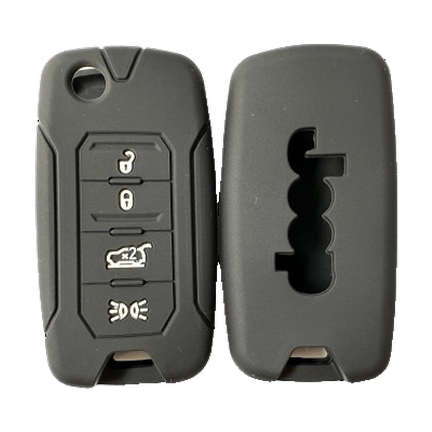 Funda Cubre Llave De Silicona Para Jeep Renegade Negro Kube