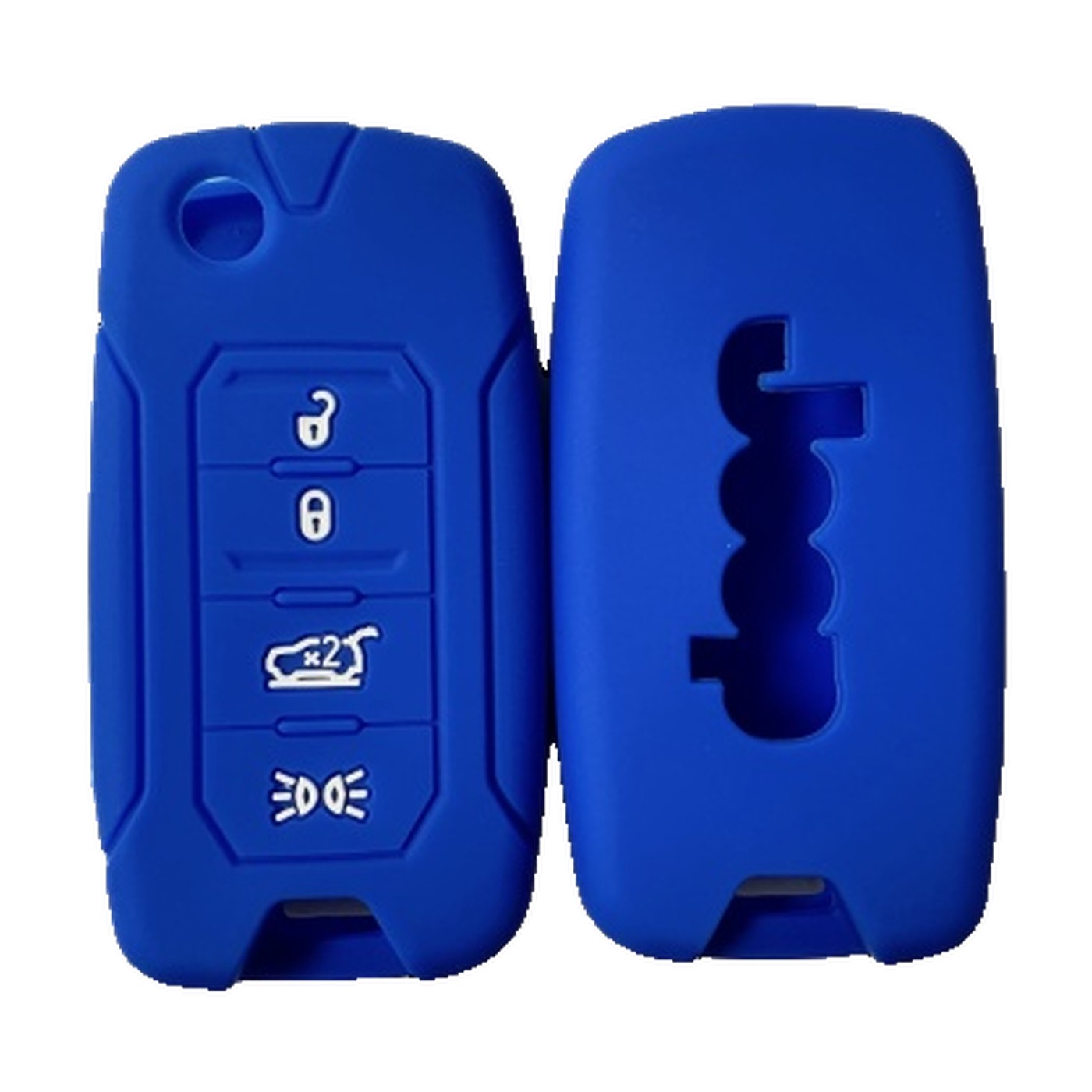 Funda Cubre Llave De Silicona Para Jeep Renegade Azul Kube