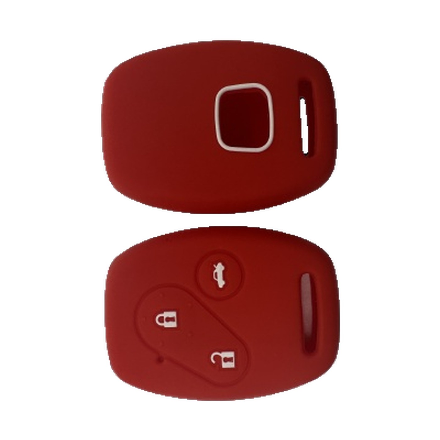 Funda Cubre Llave De Silicona Para Honda Fit Civic Crv 3 Botones Rosa Kube