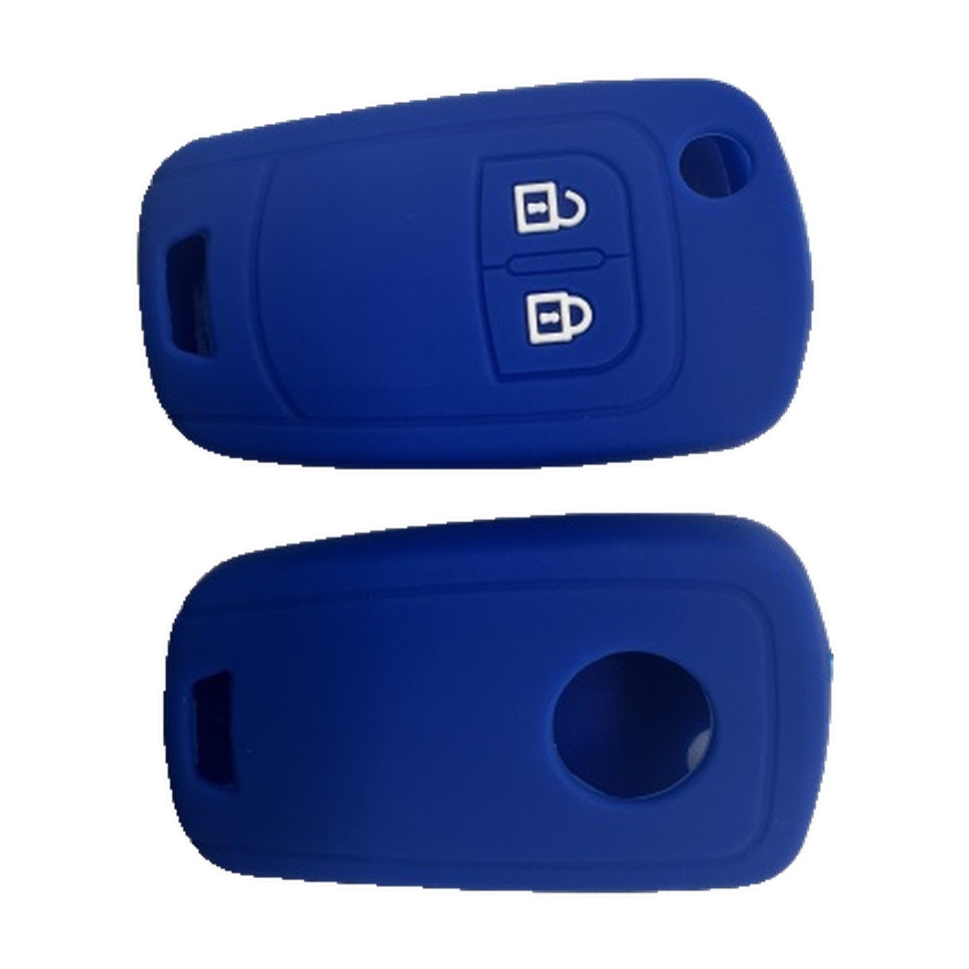 Funda Cubre Llave De Silicona Para Chevrolet Spin Tracker Agile Azul Kube