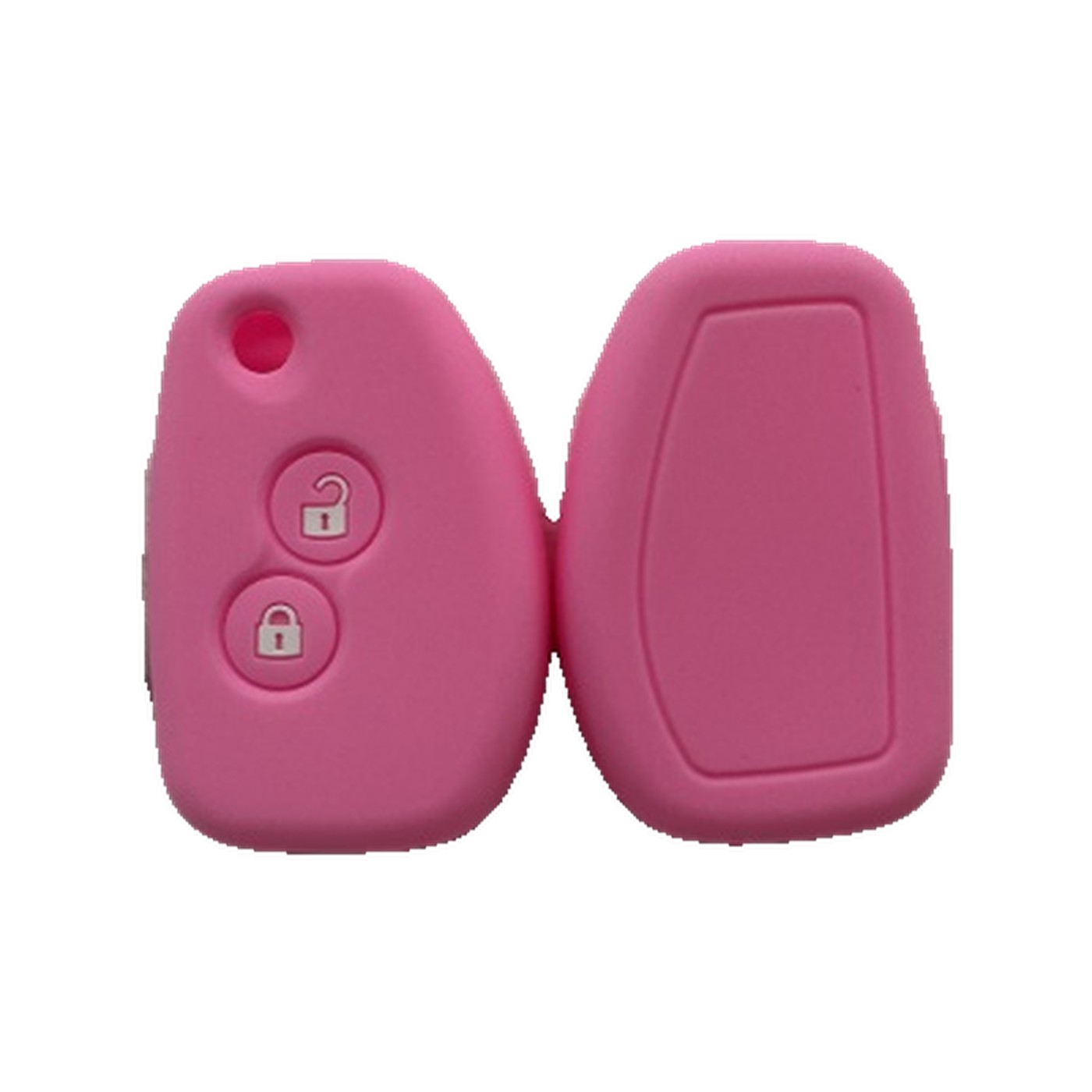 Funda Cubre Llave De Silicona Para Renault Sandero Clio Logan Duster Rosa Kube