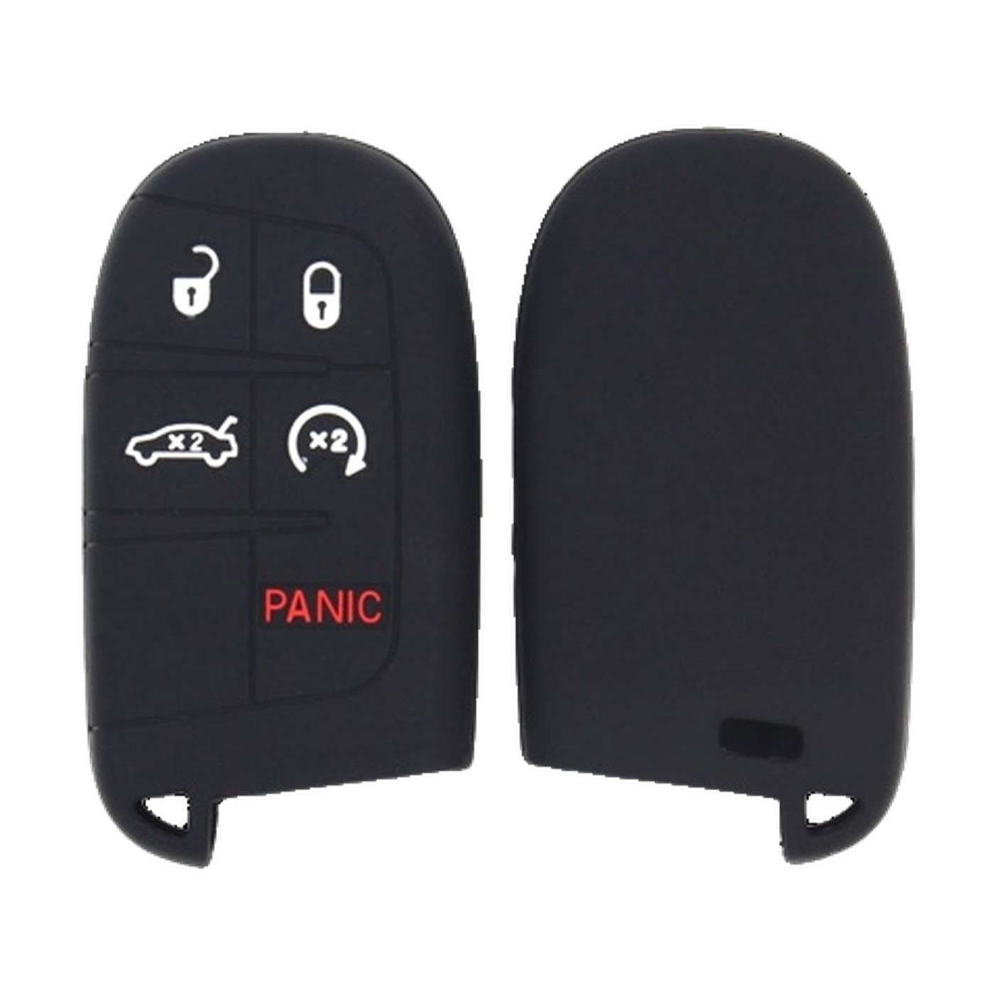 Funda Cubre Llave De Silicona Para Fiat Toro Argo Dodge Ram Presencia Negro Kube