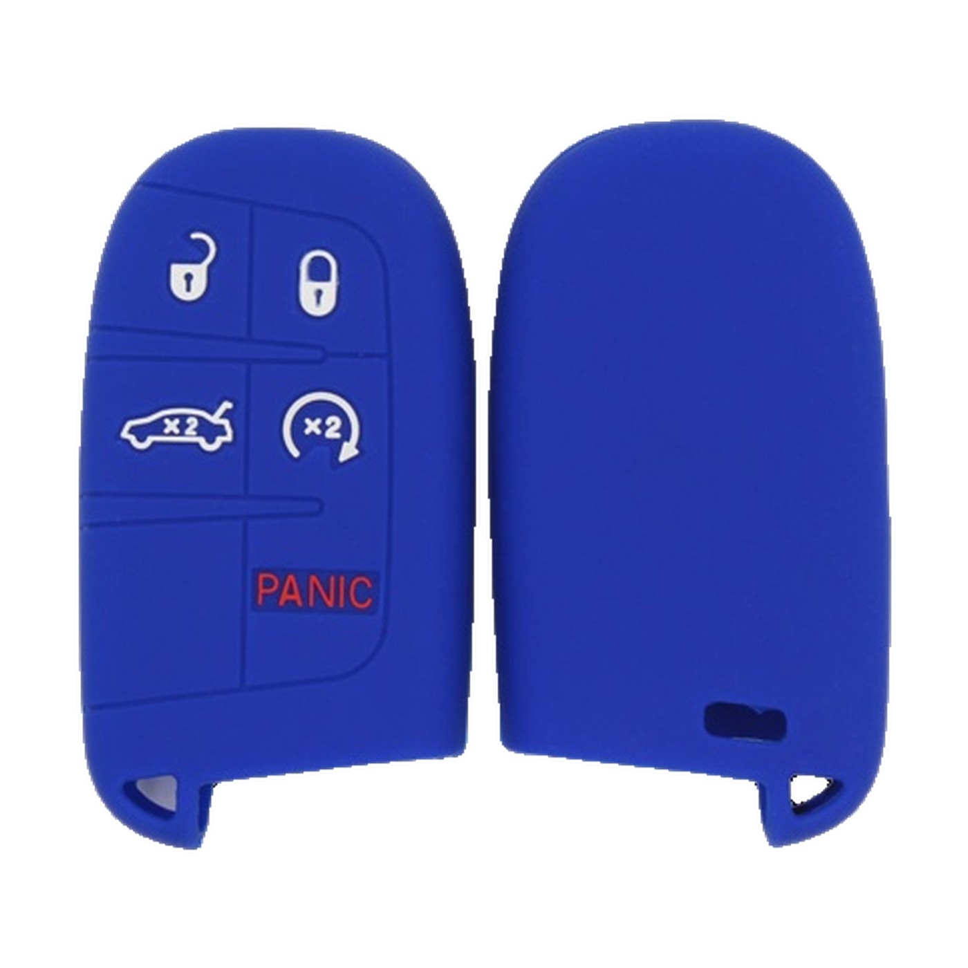 Funda Cubre Llave De Silicona Para Fiat Toro Argo Dodge Ram Presencia Azul Kube