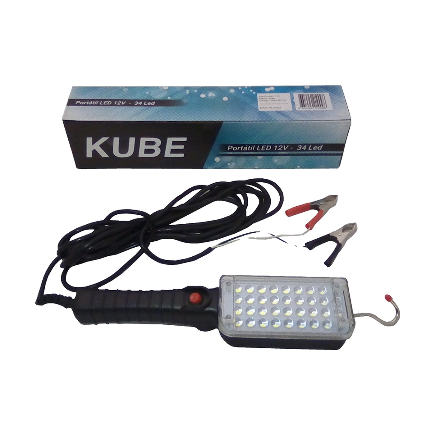 Luz De Inspeccion Portatil Led Con Gancho 12v Profesional Kube