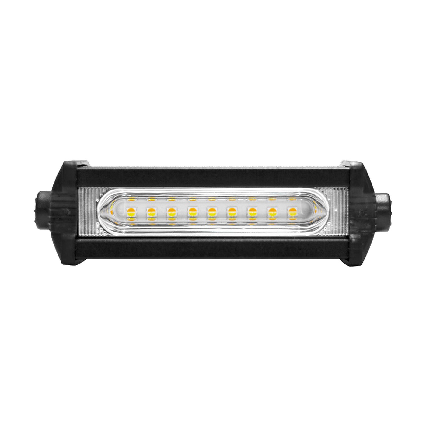 Barra Led Ultra Slim 18w 10 Cm 12v 24v Luz Blanca Y Ambar Lux Led 4x4 Camioneta