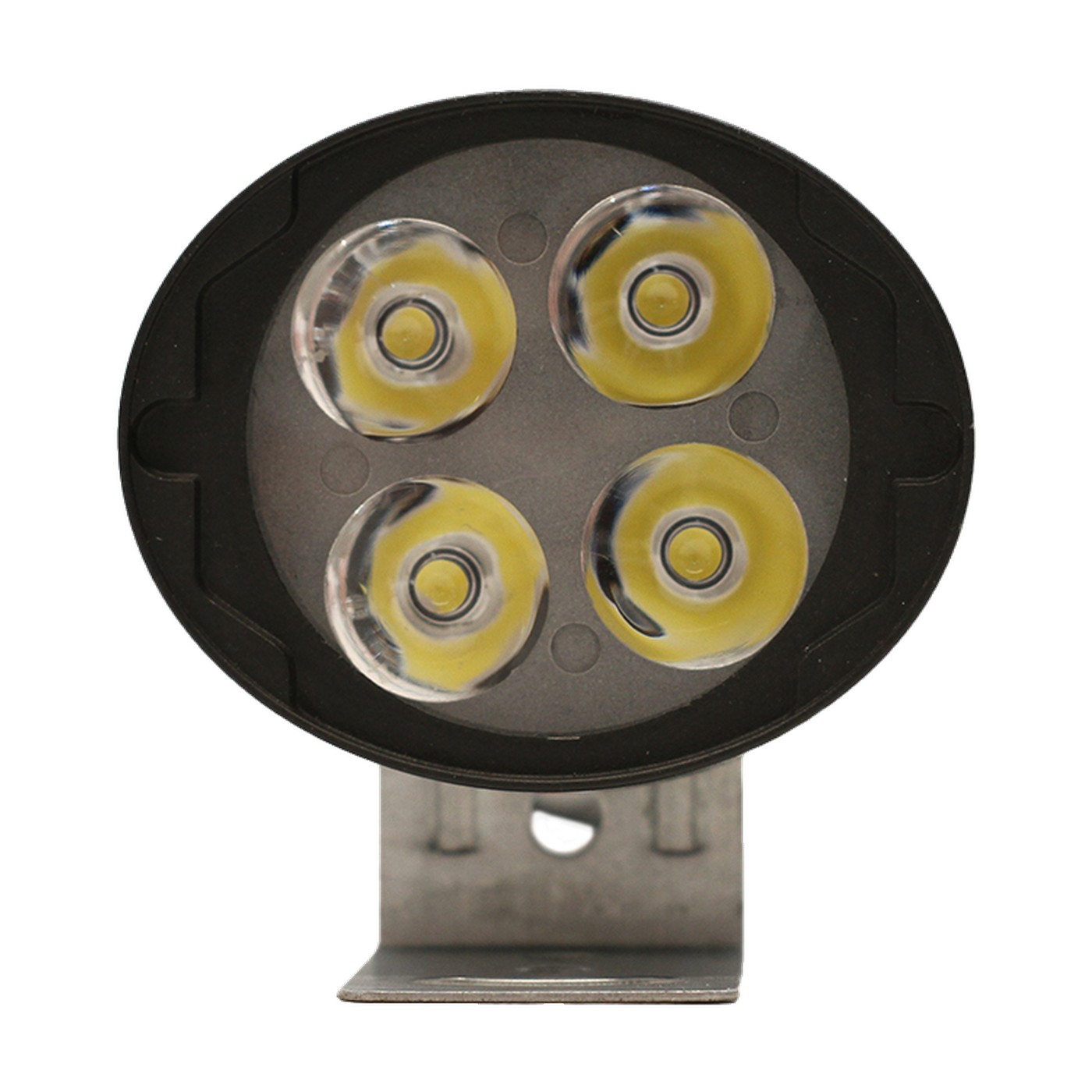 Faro Auxiliar Led Universal 4 Leds 10w 12v Con Soporte Lux Led Auto Moto
