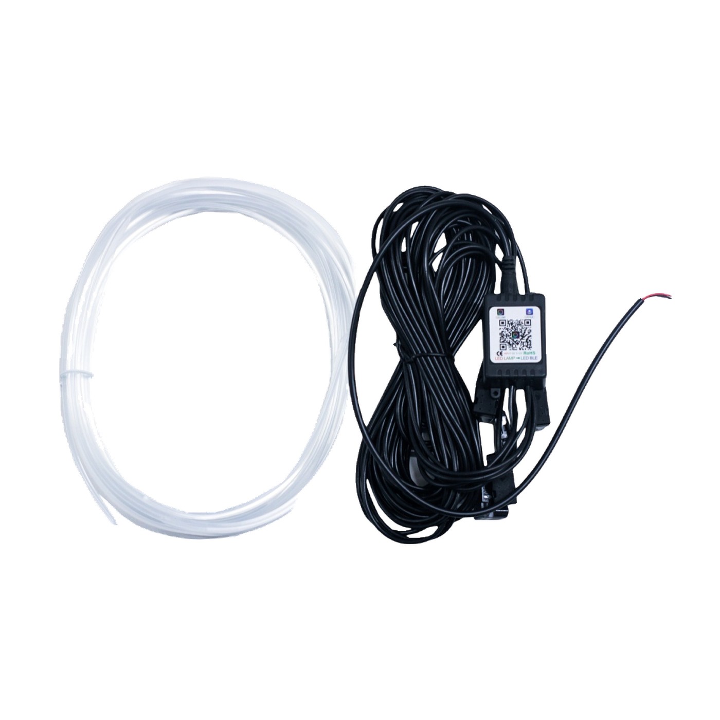 Set X5 Hilo De Neon Led Rgb 12v Interior Auto Con Bluetooth Lux Led