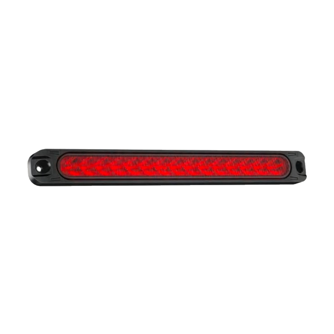 Moldura Led Universal 25 Cm Color Rojo 12v Funcion Fija Secuencial Y Flash Lux Led