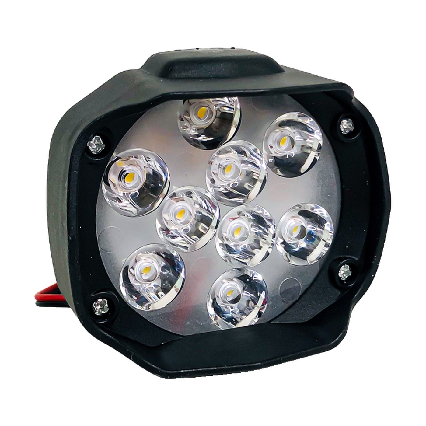 Faro Auxiliar Led De Plastico Abs 27w 3000 Lux Universal Lux Led Off Road
