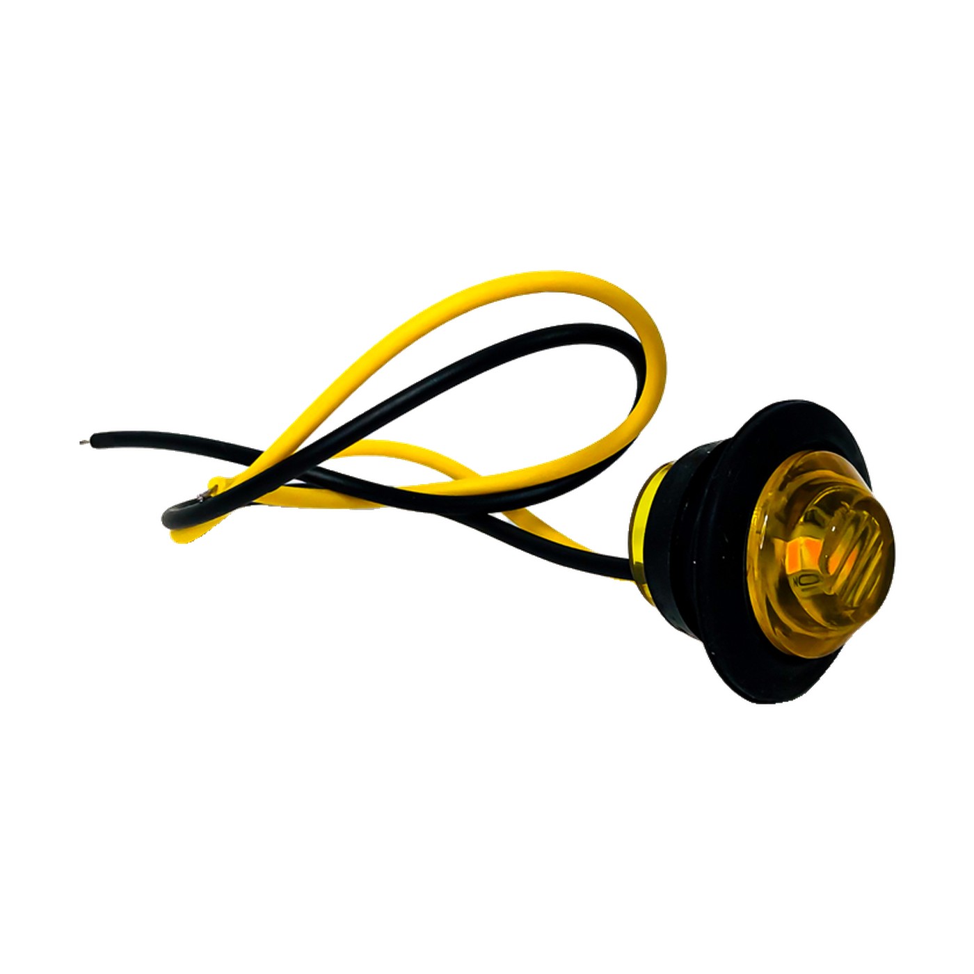 Luz Testigo Led Universal Circular 2 Cm Color Ambar 12v Lux Led