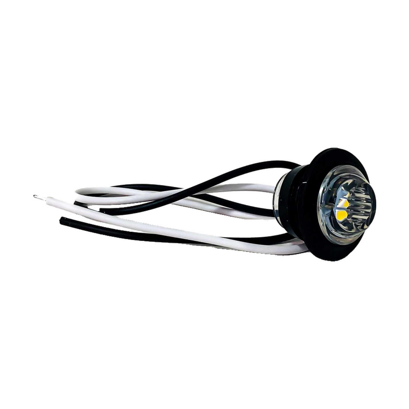 Luz Testigo Led Universal Circular 2 Cm Color Blanco 12v Lux Led