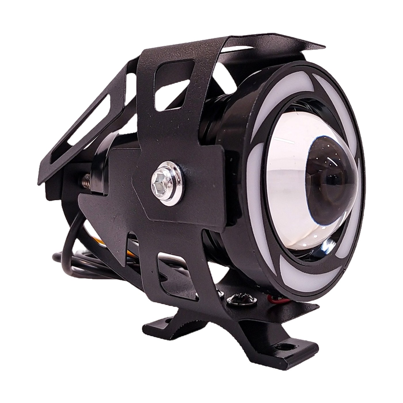Faro Auxiliar Led 1 Led 30w Blanco Estable Flash Ojo De Angel Multicolor 9v 36v Lux Led