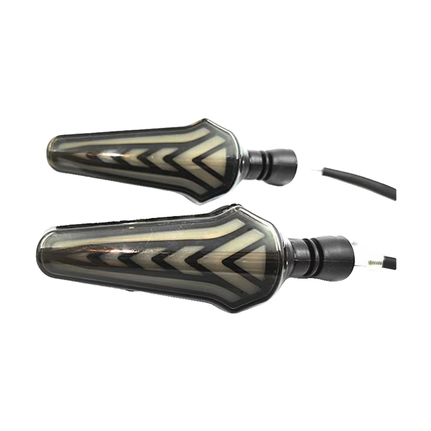 Faros De Giro Led Moto Running Blanco Y Giro Ambar 12v 145x90 Mm Juego X2 Lux Led