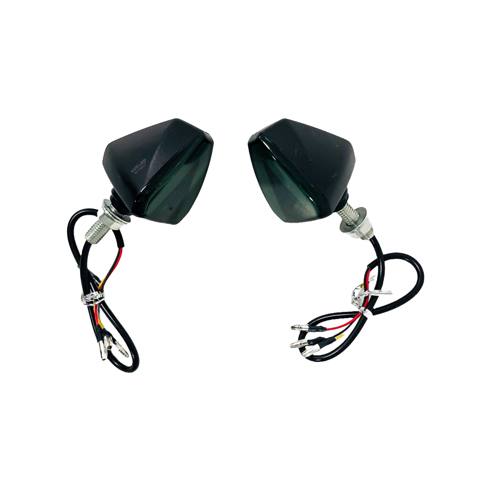 Faros De Giro Led Moto Running Blanco Y Giro Ambar 12v 70x38x24 Mm Mini Juego X2 Lux Led