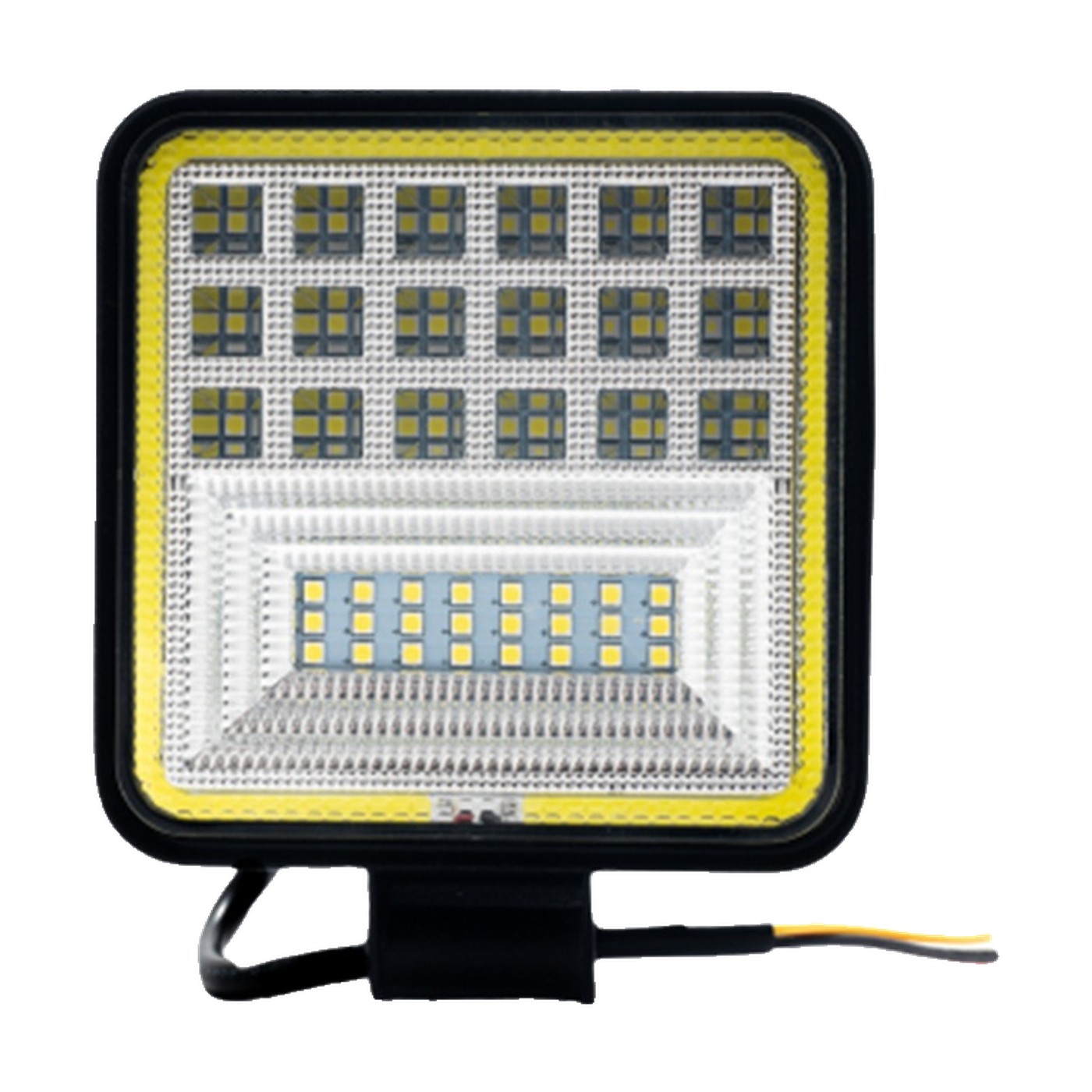 Faro Auxiliar Led Cuadrado 36w Ojo De Angel 12v 24v Luz Blanca Spot Lux Led