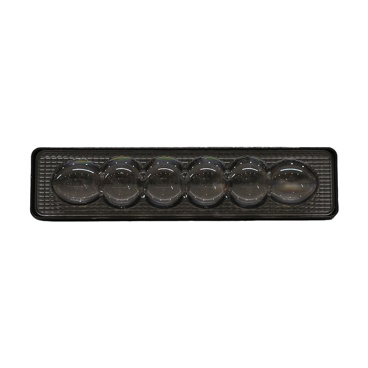 Faro Auxiliar Led Rectangular 18w 6 Leds Con Lupa 12v 24v Luz Blanca Lux Led