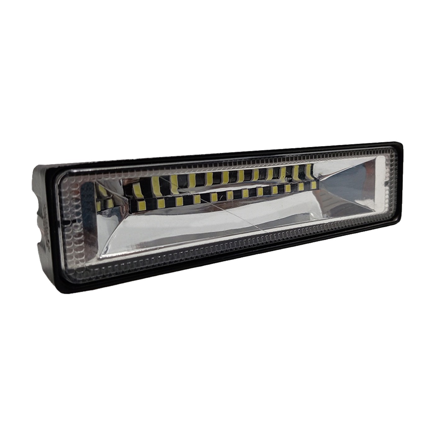 Faro Auxiliar Led Rectangular Micro Chip 12 Leds Luz Blanca Lux Led Off Road