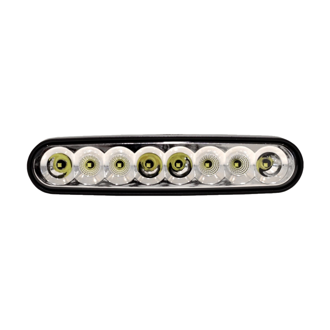 Faro Auxiliar Led Rectangular 8 Leds 40w Luz Blanca 19x4x5 Cm Lux Led