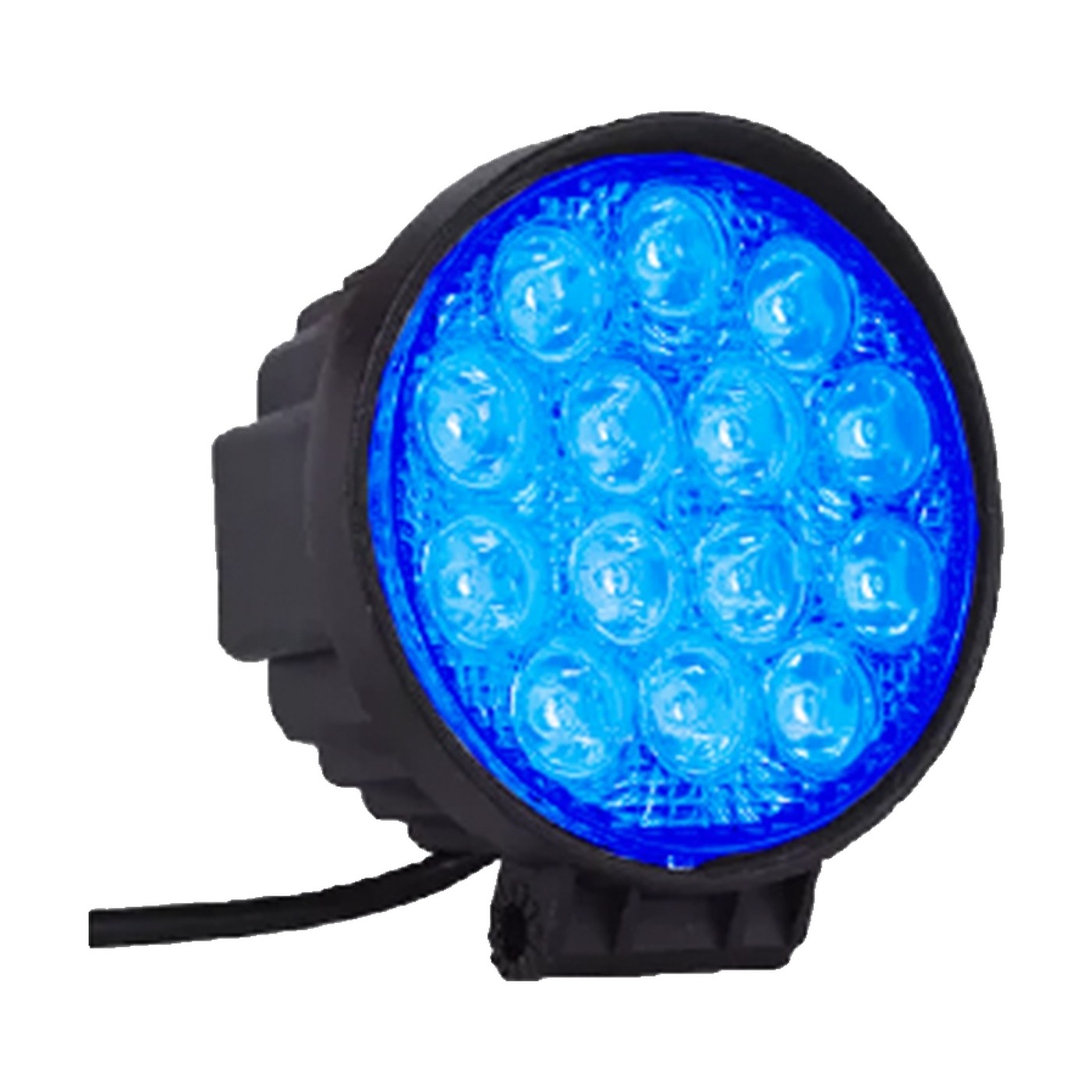 Faro Auxiliar Led Circular 48w 14 Leds Luz Azul 12v 24v Spot Lux Led